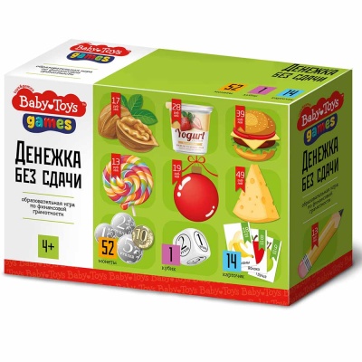 Игра настольная Денежка без сдачи Baby Toys Gаmes Десятое Королевство 04261